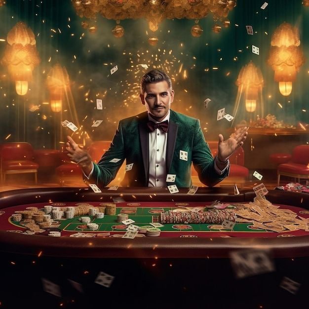 mmega888 Live Casino တွင် Baccarat ဒီလာနှင့် Real-Time ကစားနေသောမြင်ကွင်း